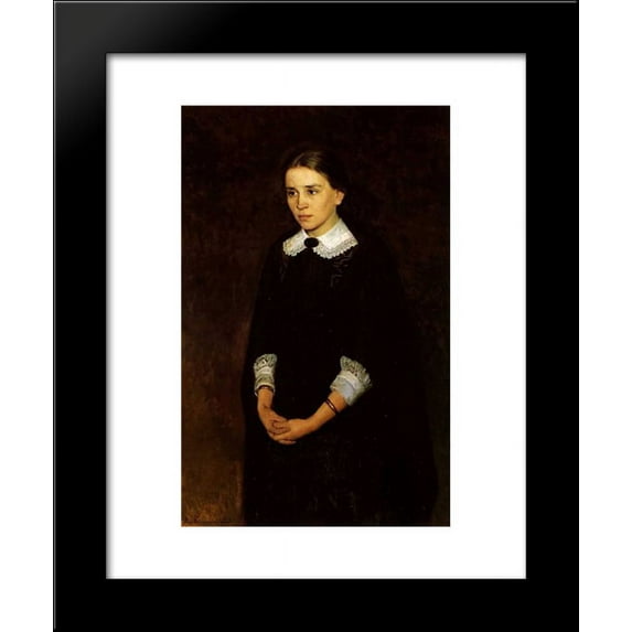 Portrait of P.Strepetova 20x24 Framed Art Print by Mykola Yaroshenko