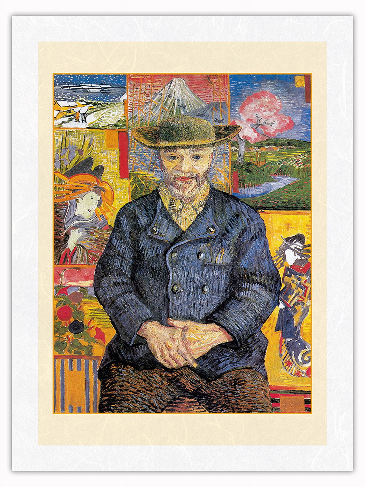 Portrait of Père Tanguy - From an Original Color Painting by Vincent ...