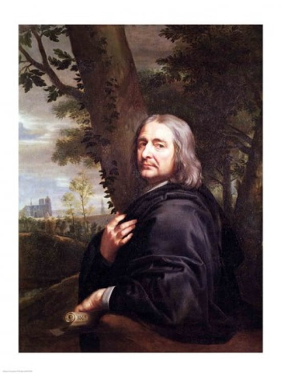 Portrait of Philippe de Champaigne 1668 Canvas Art - Philippe De Champaigne (18 x 24)