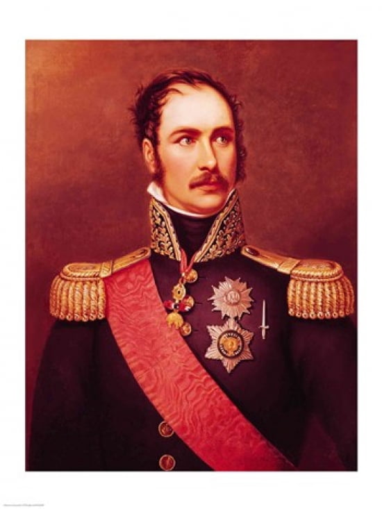 Portrait of Prince Eugene de Beauharnais Canvas Art - Jacques-Louis David (18 x 24)
