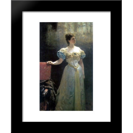 Portrait of Princess Maria Klavdievna Tenisheva 20x24 Framed Art Print by Rep...