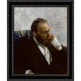 thumbnail image 1 of Portrait of Professor Ivanov 20x23 Black Ornate Wood Framed Canvas Art by Repin, Il'ya, 1 of 2