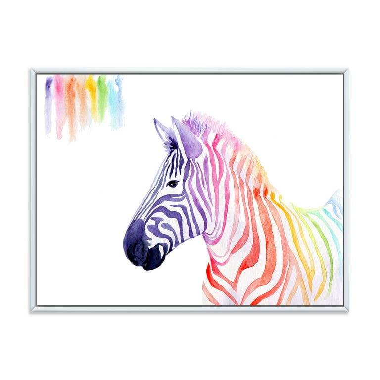 https://i5.walmartimages.com/seo/Portrait-of-Rainbow-Zebra-On-White-20-x-12-Framed-Painting-Canvas-Art-Print-by-Designart_0beb2765-77fe-44ac-9d48-d45e2e0f6f7f.0ce37db1279494afe41dc951a1c5dd40.jpeg?odnHeight=768&odnWidth=768&odnBg=FFFFFF