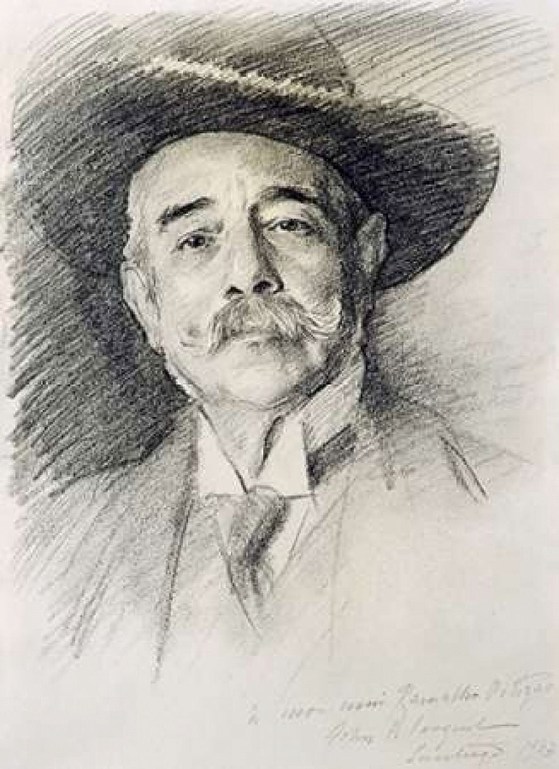 Portrait of Ramacho Ortigao Canvas Art - John Singer Sargent (18 x 24)