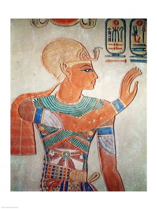 Portrait of Ramesses III Canvas Art - (18 x 24)
