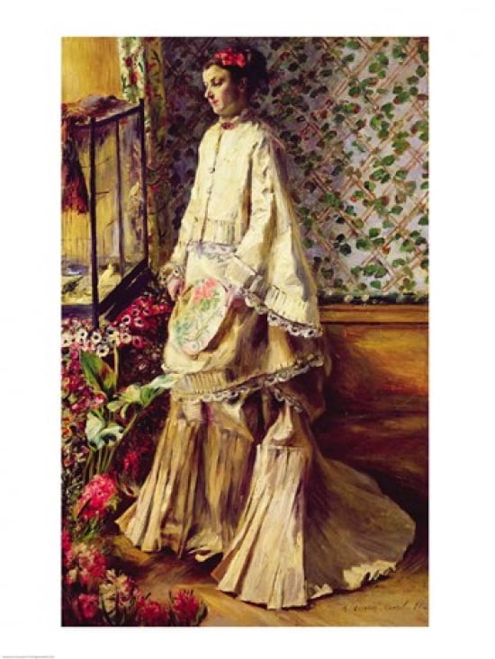 Portrait of Rapha 1871 Canvas Art - Pierre-Auguste Renoir (18 x 24)