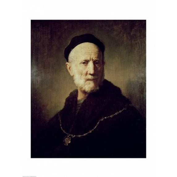 Portrait of Rembrandt's Father Poster Print by Rembrandt van Rijn (24 x 36)