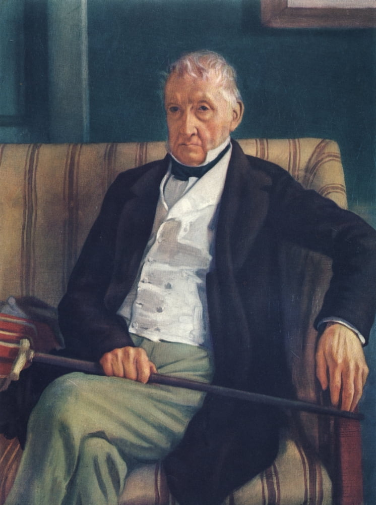 Portrait of Rene-Hilaire de Gas 1857 Canvas Art - Edgar Degas (24 x 36)
