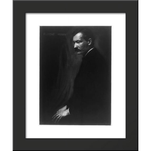 Portrait of Robert Henri 20x24 Framed Art Print by Gertrude Kasebier