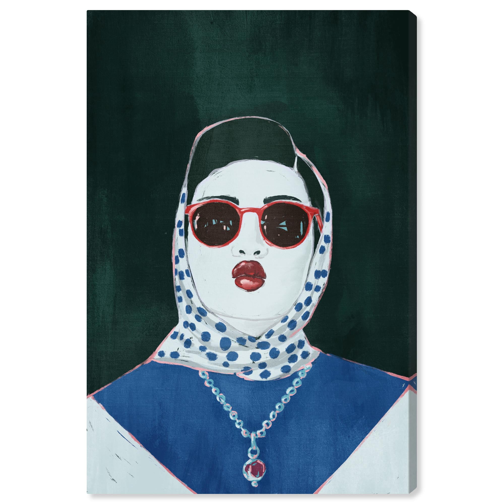 Portrait of Ruby Gallery Wrapped Canvas Art Print, 16" x 24"