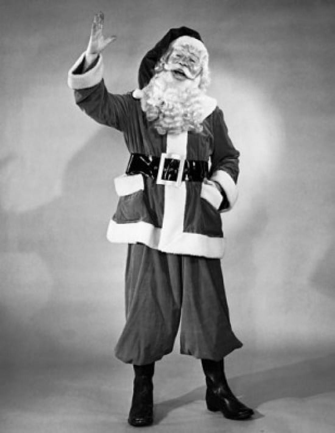 Portrait of Santa Claus laughing Canvas Art - (18 x 24)