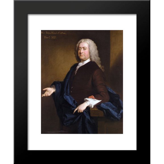 Portrait of Sir John Hynde Cotton, 3rd BT 20x24 Framed Art Print by Ramsay, A...
