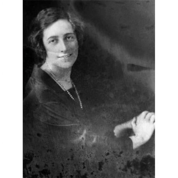Portrait of Smiling Woman Poster Print - 18 x 24 in.