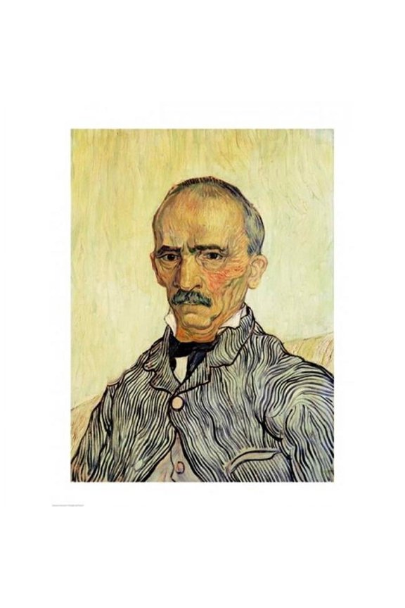 Portrait of Superintendant Trabuc in St. Pauls Hospital Poster Print by Vincent Van Gogh - 24 x 36 in. - Large