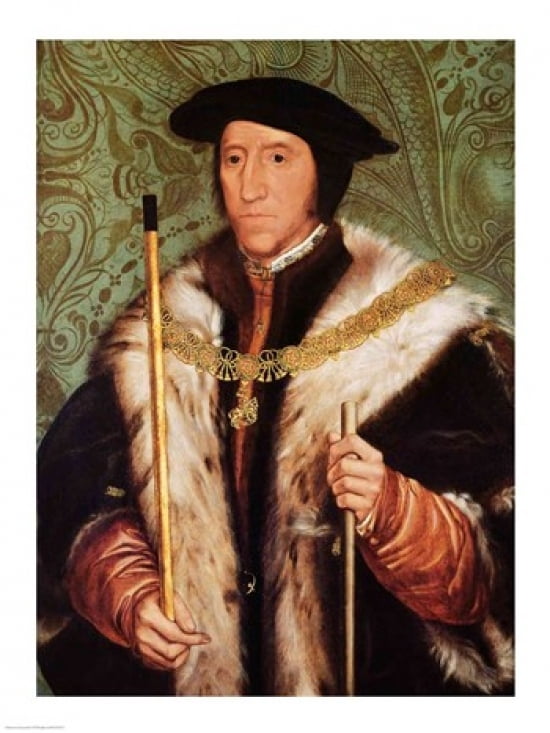 Portrait of Thomas Howard 1539 Canvas Art - Hans Holbein (24 x 36)