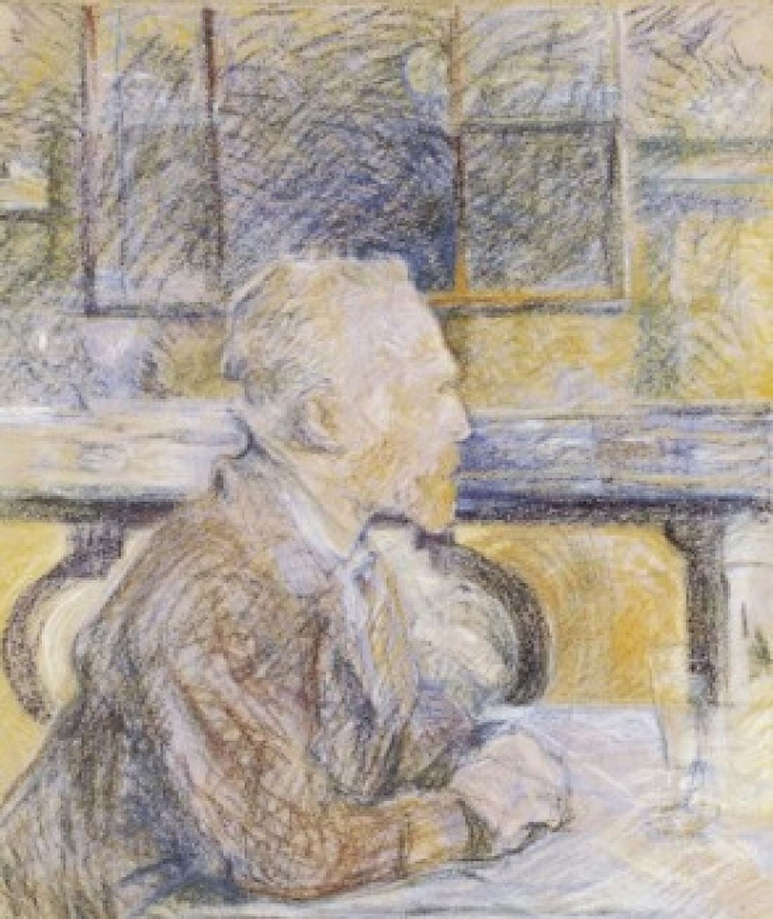 Portrait of Van Gogh  1887  Henri de Toulouse-Lautrec (1864-1901 French)  Van Gogh Museum Amsterdam Canvas Art - Henri de Toulouse-Lautrec (24 x 36)