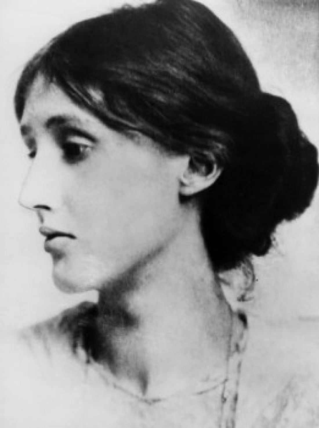 Portrait of Virginia Woolf Canvas Art - (18 x 24)