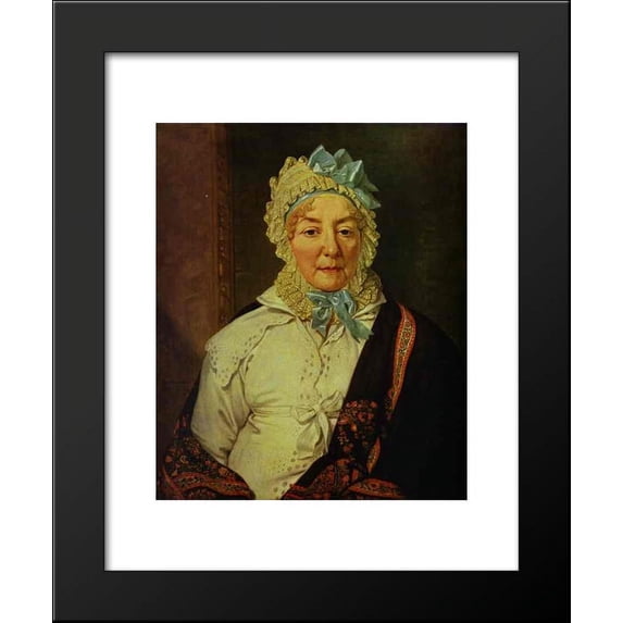 Portrait of Ye. A. Arkharova 20x24 Framed Art Print by Vladimir Borovikovsky