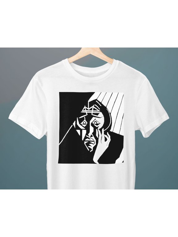 Portrait of a Bearded Man, M.C. Escher, Unisex T-Shirt, Art Tee, Gift for Her, Gift for Him, Art Lover Gift