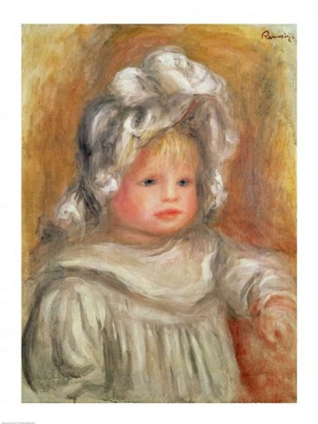 Portrait of a Child Canvas Art - Pierre-Auguste Renoir (18 x 24)