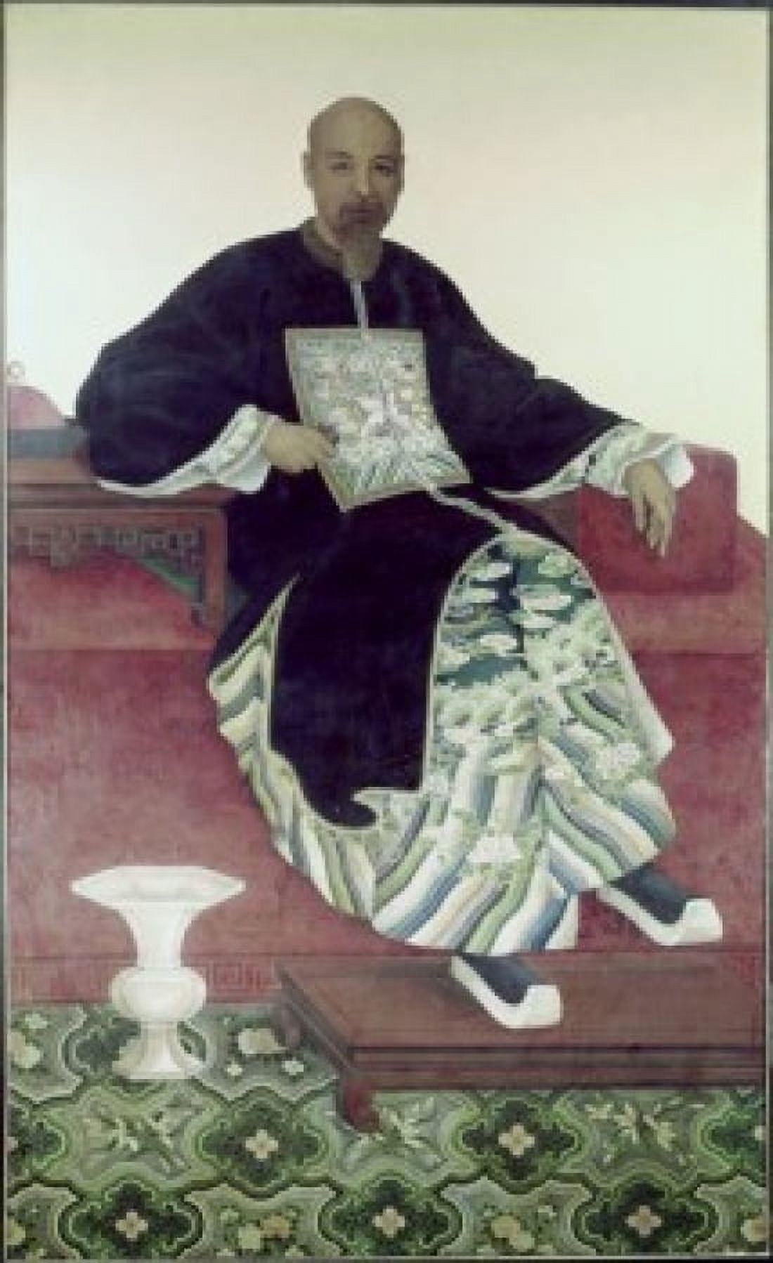 Portrait of a Chinese Gentleman George Chinnery (1774-1852 British) Canvas Art - George Chinnery (18 x 24)