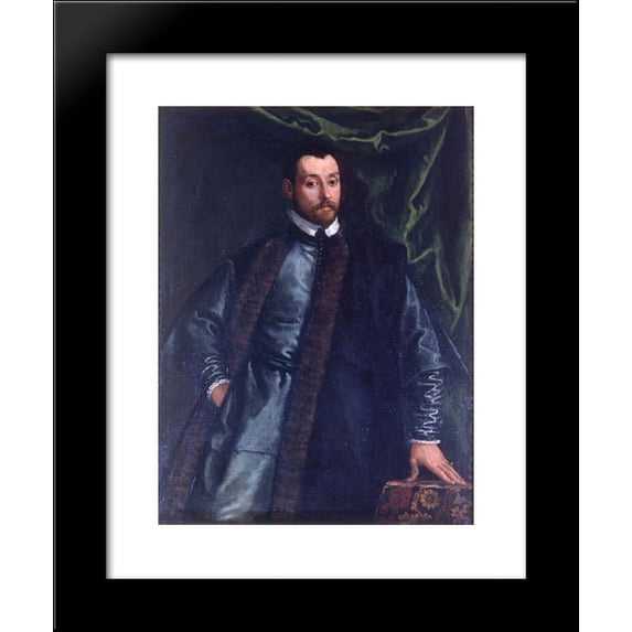 Portrait of a Gentlemen 20x24 Framed Art Print by Paolo Veronese