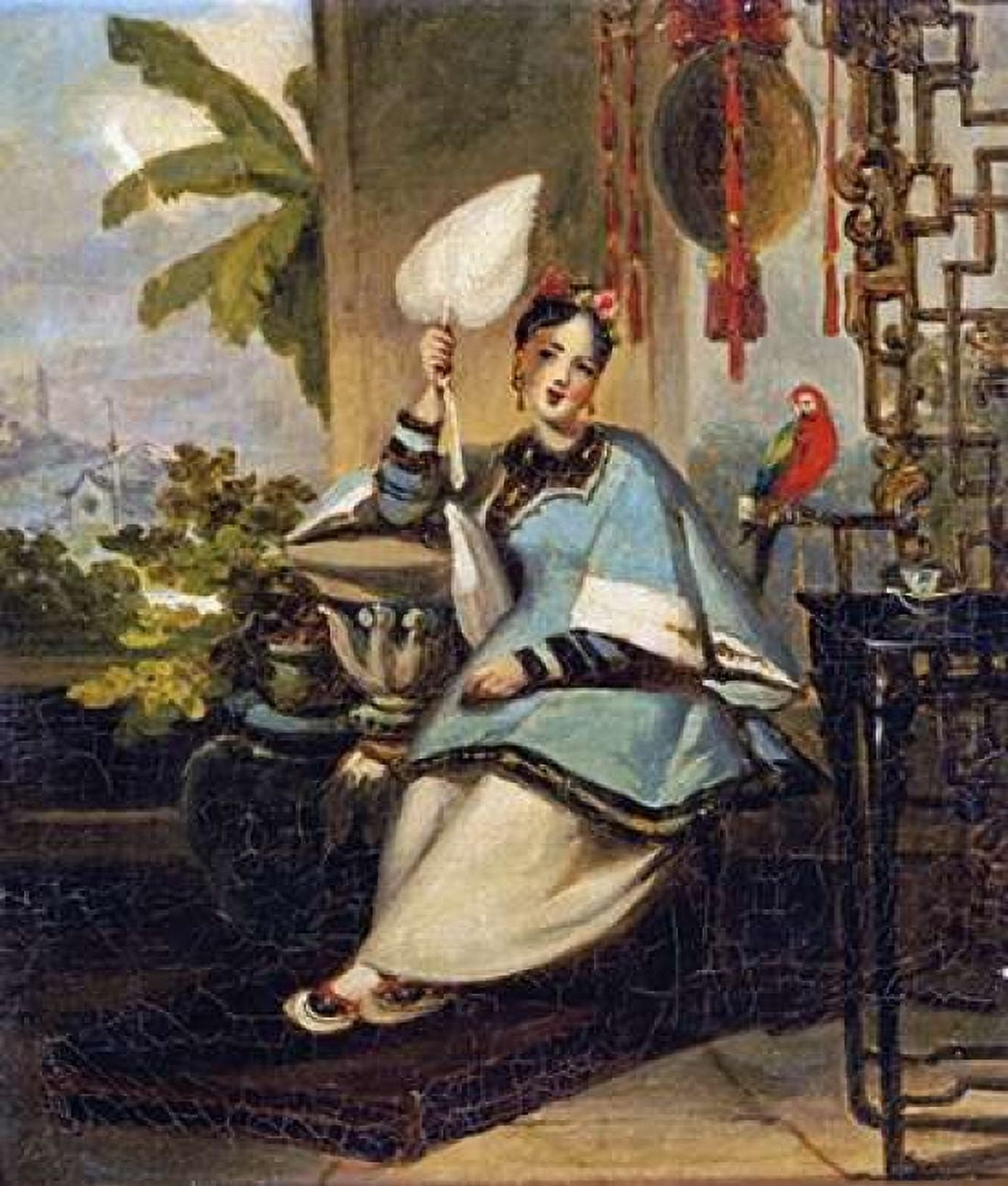 Portrait of a Girl Canvas Art - George Chinnery (24 x 24)