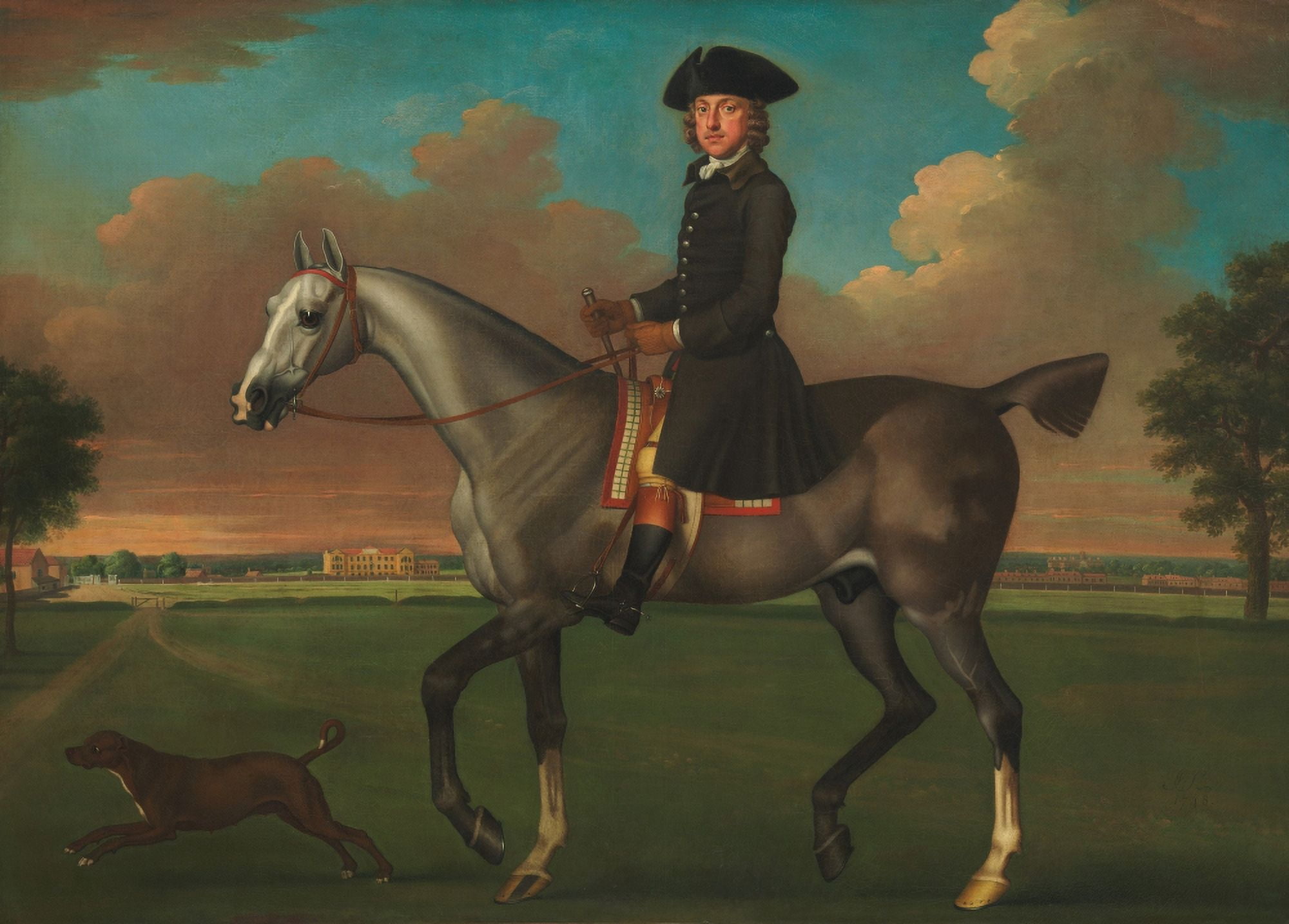 Portrait of a Horseman 1748 Canvas Art - James Seymour (24 x 36)