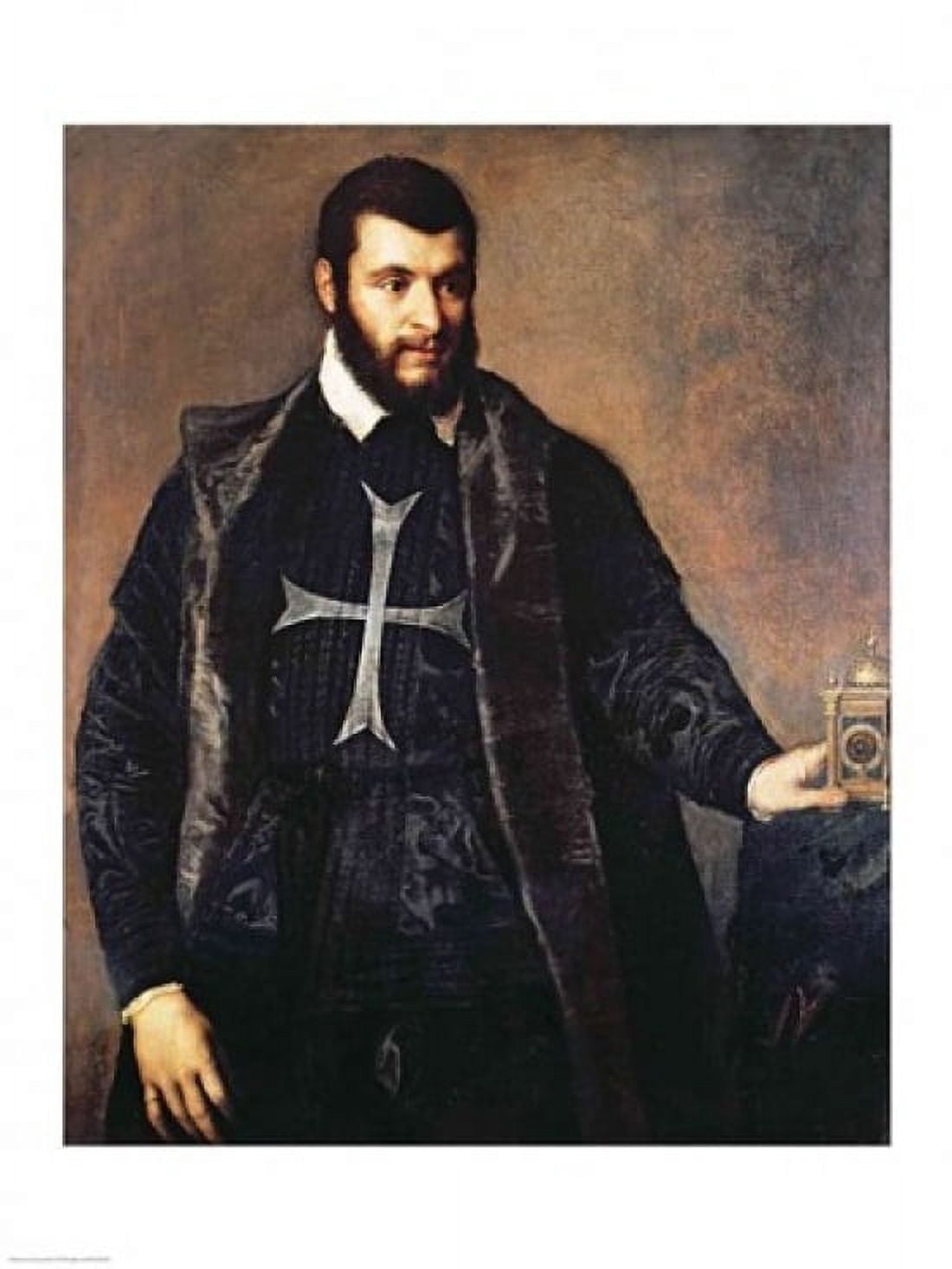 Portrait of a Knight of the Order of Malta Canvas Art - Titian (24 x 36)