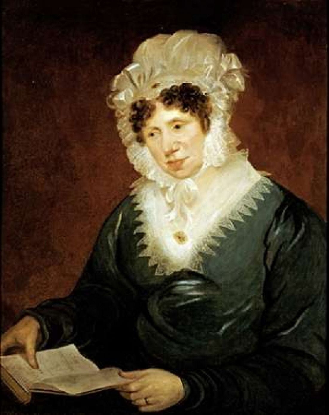 Portrait of a Lady Canvas Art - American School (22 x 28)