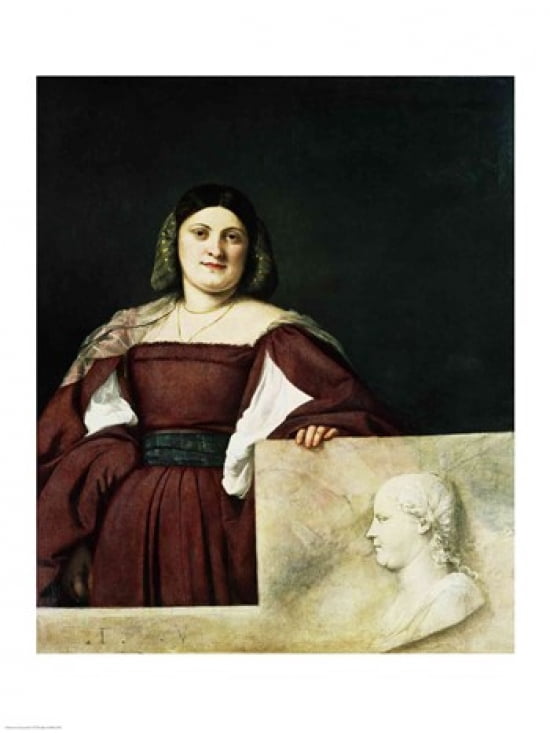 Portrait of a Lady Canvas Art - Titian (18 x 24)