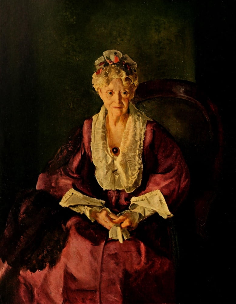 Portrait of a Lady The Paintings of George Bellows 1929 Canvas Art - George Bellows (24 x 36)