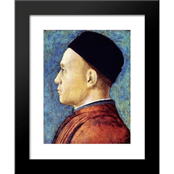 Portrait of a Man 20x24 Framed Art Print by Mantegna, Andrea