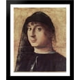 thumbnail image 1 of Portrait of a Man 28x34 Large Black Wood Framed Print Art by Antonello da Messina, 1 of 2