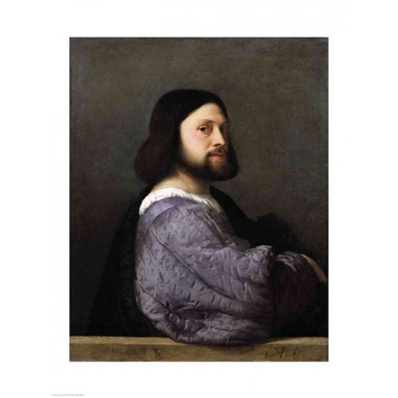 Portrait of a Man Poster Print by Titian