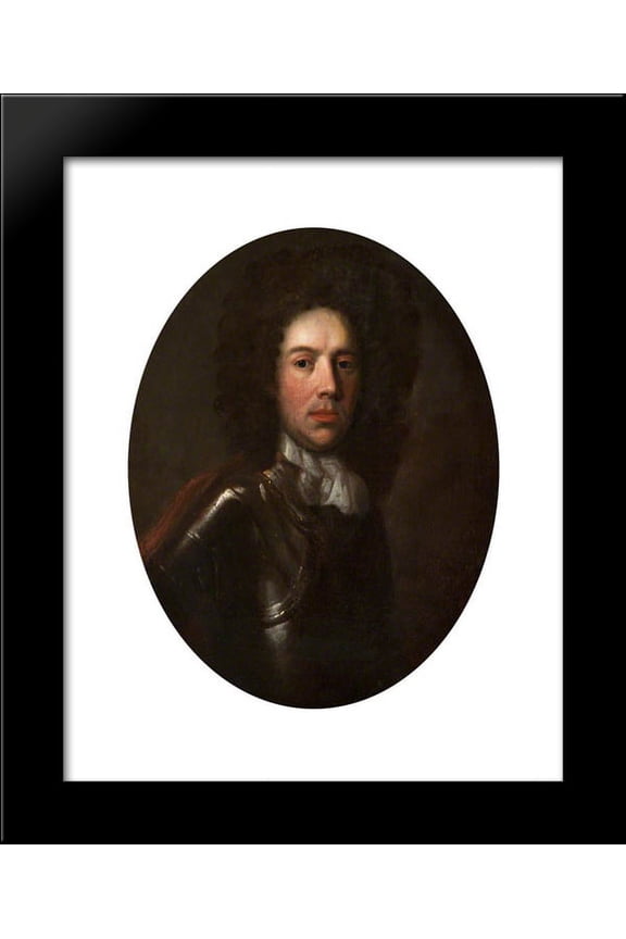 Portrait of a Man in Armour 20x24 Framed Art Print by Riley, John