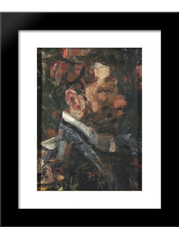 Portrait of a Man 20x24 Framed Art Print by Paul Klee