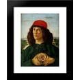 thumbnail image 1 of Portrait of a Man with the Medal of Cosimo 20x24 Framed Art Print by Botticel..., 1 of 2
