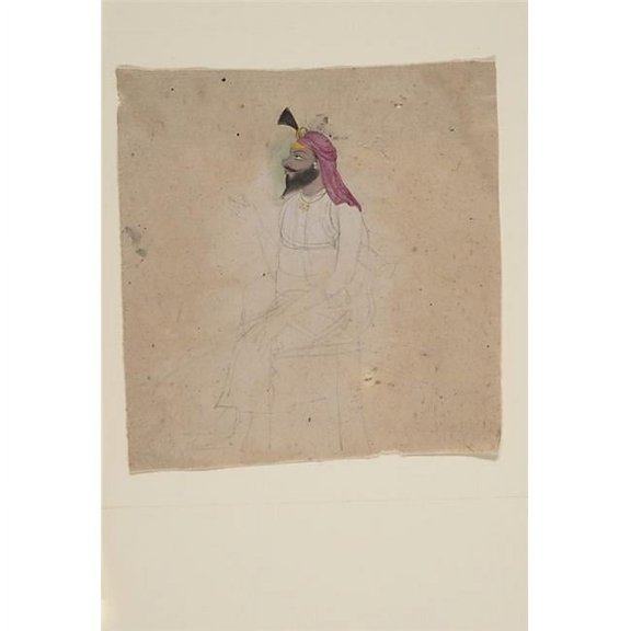Portrait of a Sikh Noble Poster Print (18 x 24)