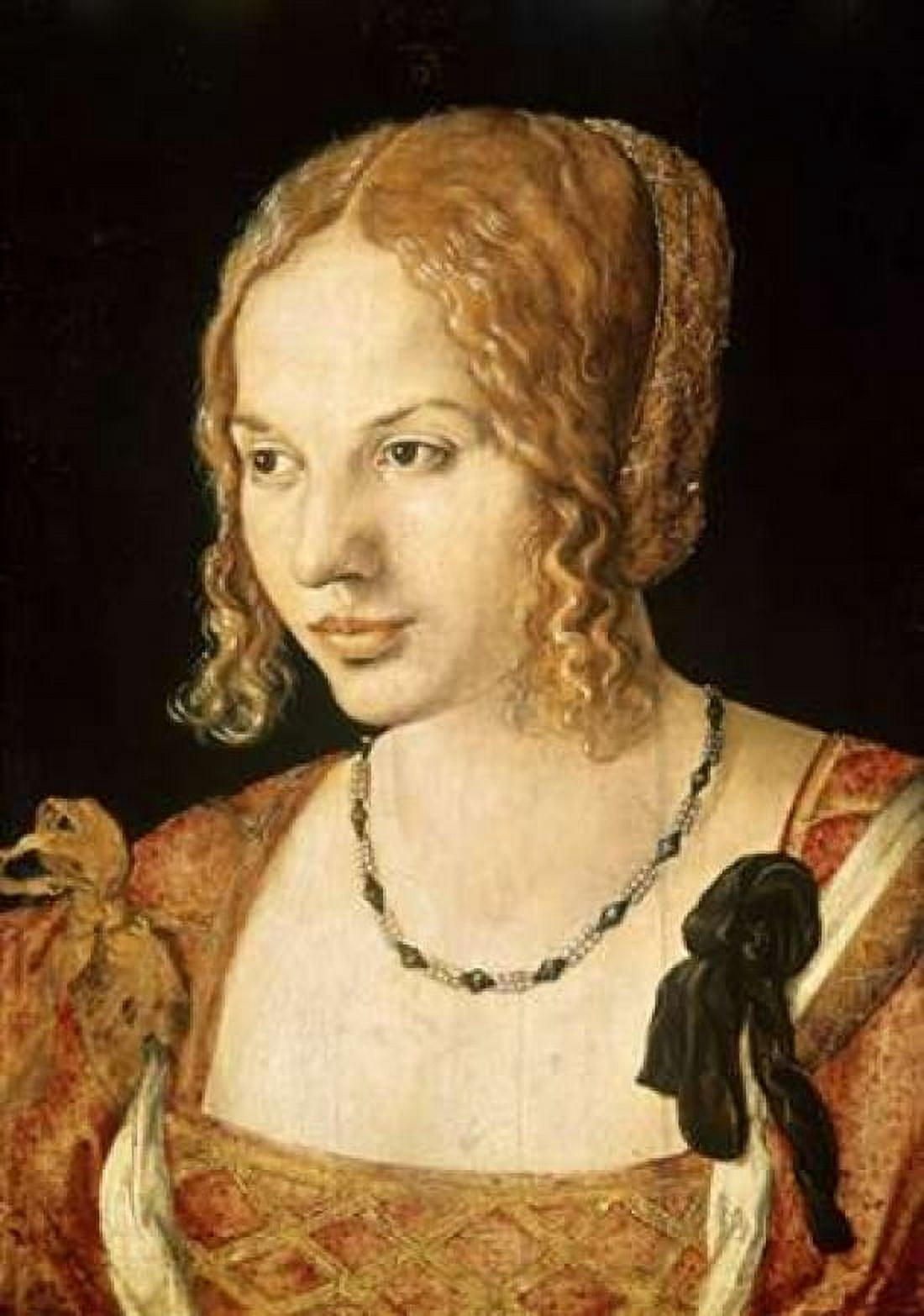 Portrait of a Venetian Lady Canvas Art - Albrecht Durer (20 x 28)