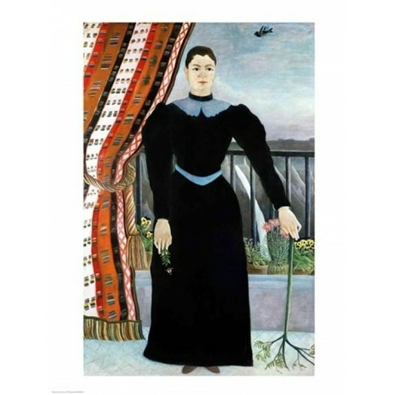 Portrait of a Woman 1895 Poster Print by Henri Rousseau