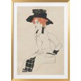 thumbnail image 1 of Portrait of a Woman 1910 Framed Art Modern Wall Decor, 1 of 15