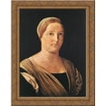 thumbnail image 1 of Portrait of a Woman 20x24 Gold Ornate Wood Framed Canvas Art by Lotto, Lorenzo, 1 of 2