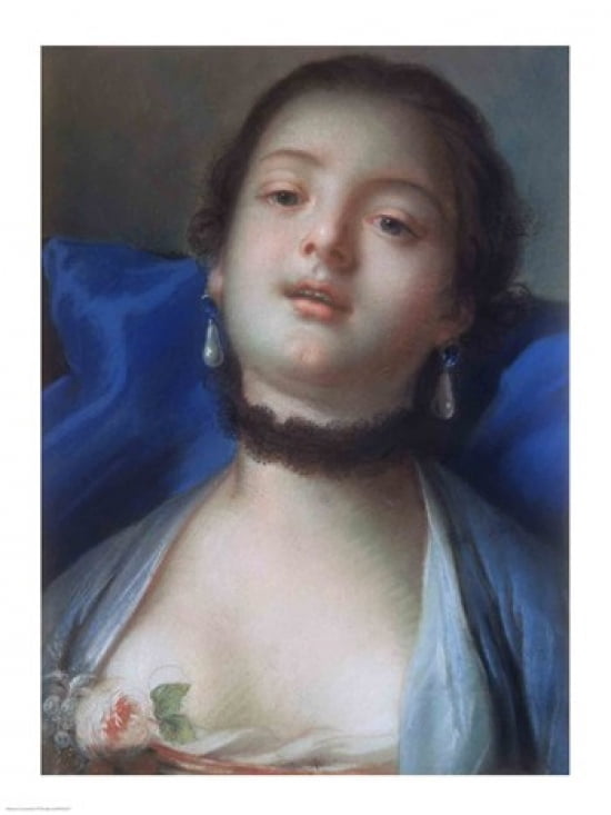 Portrait of a Woman Canvas Art - Francois Boucher (18 x 24)