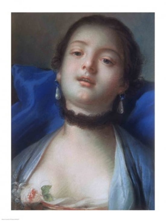 Portrait of a Woman Canvas Art - Francois Boucher (24 x 36)