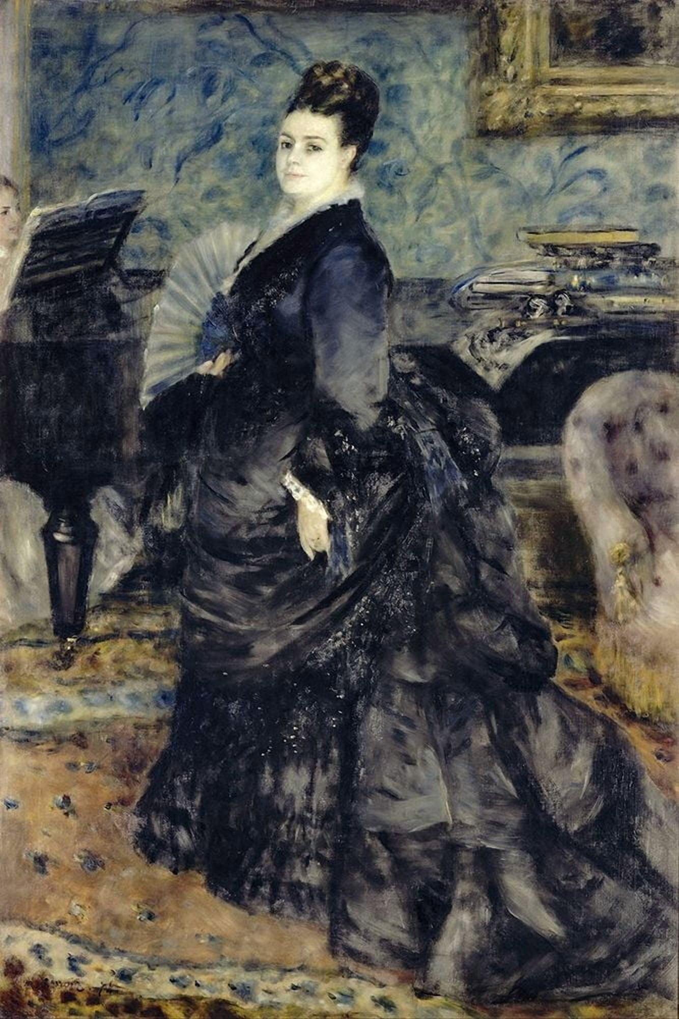 Portrait of a Woman, Mme Georges Hartmann Poster Print by Pierre ...