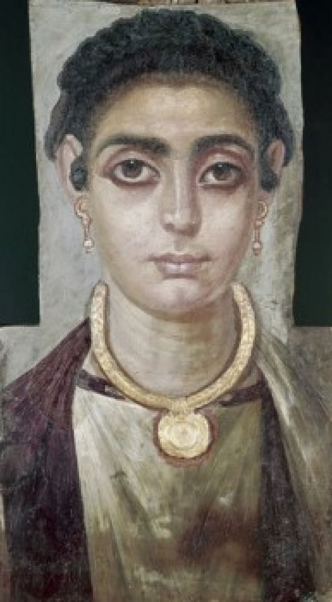 Portrait of a Woman from a Mummy Egyptian Art Detroit Institute of Arts Michigan Canvas Art - (18 x 24)