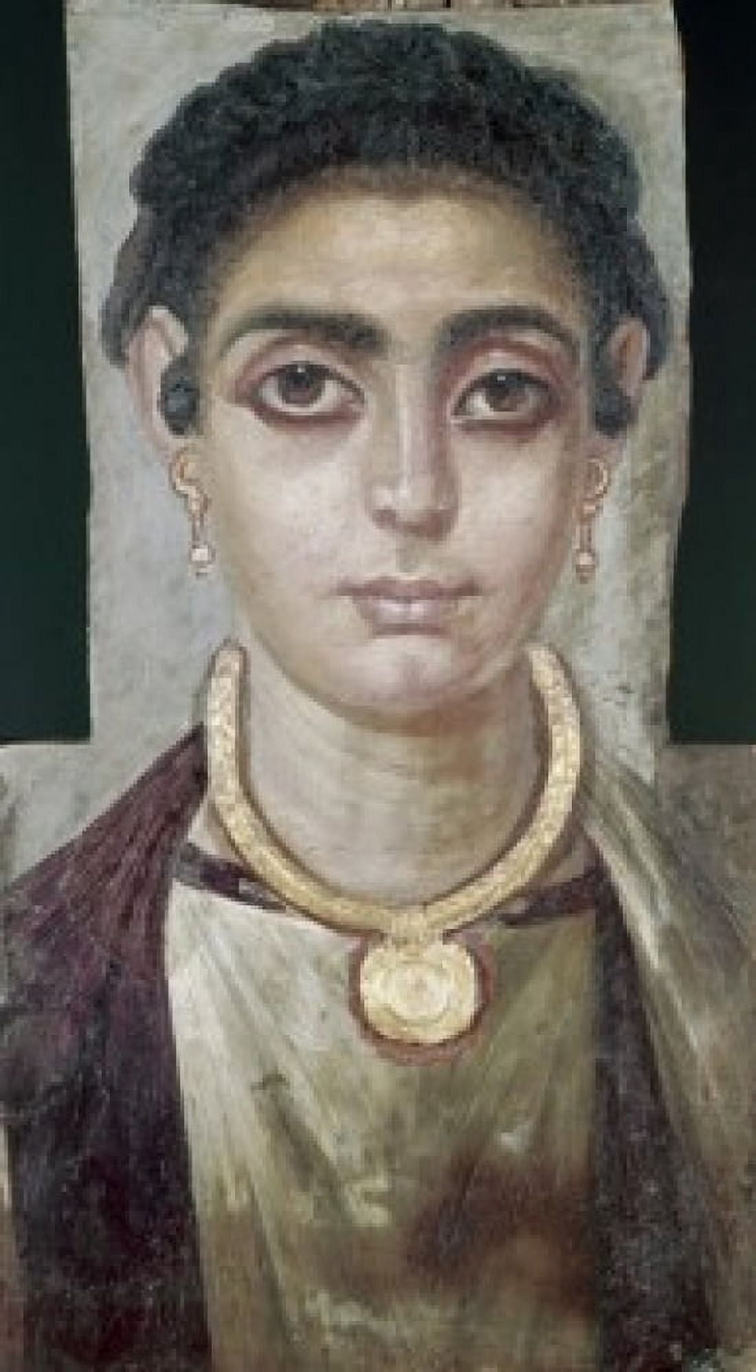 Portrait of a Woman from a Mummy Egyptian Art Detroit Institute of Arts Michigan Canvas Art - (24 x 36)