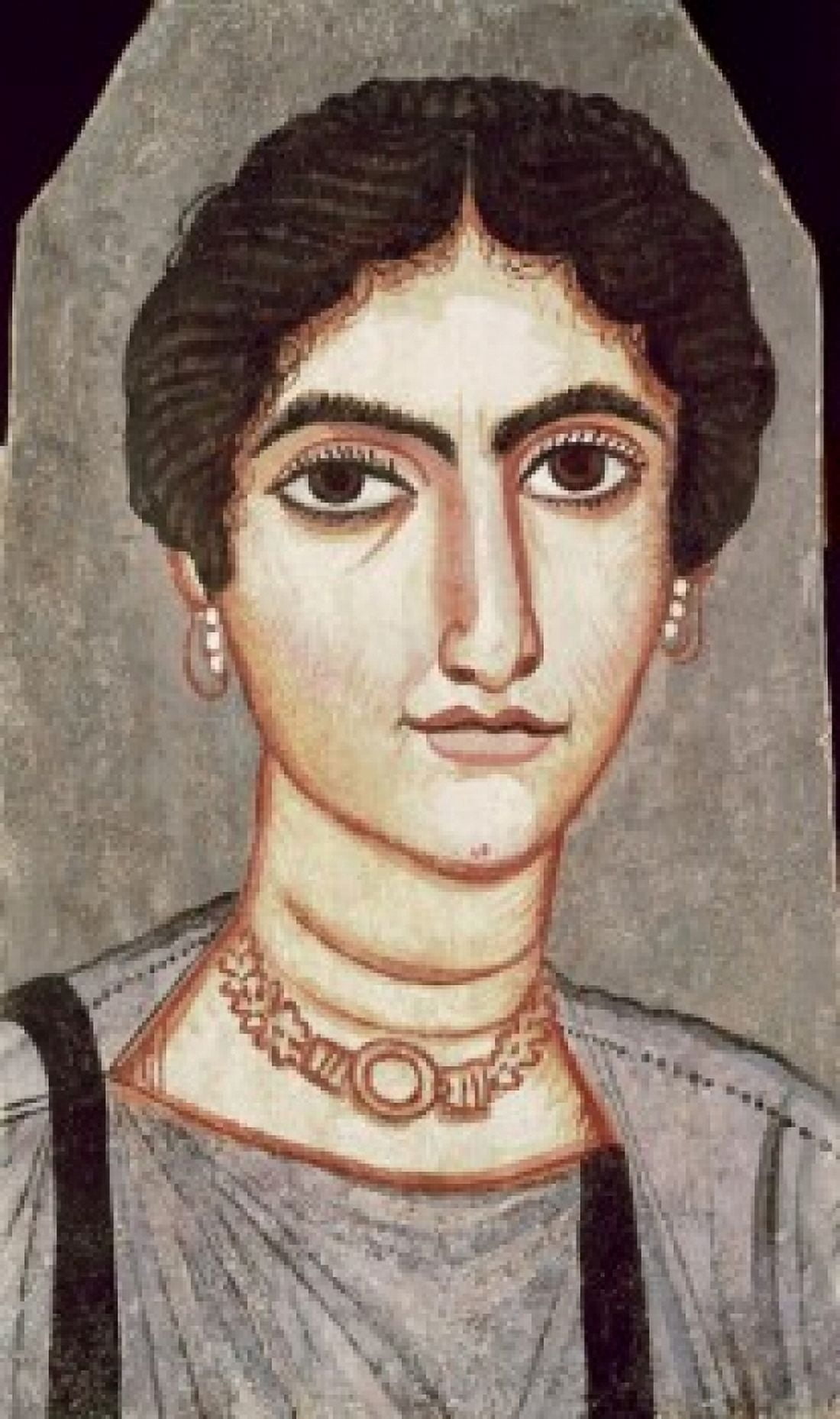 Portrait of a WomanMummy Portrait Egyptian Art Smith College Museum Northampton Massachusetts Canvas Art - (18 x 24)