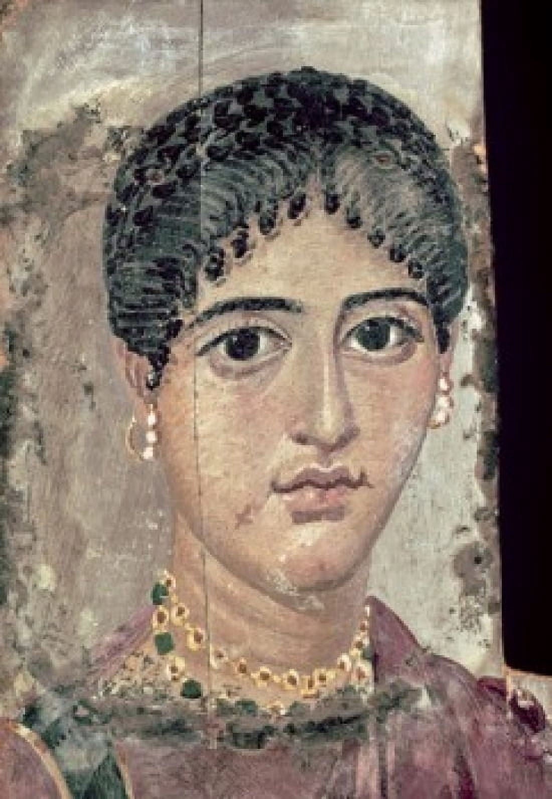 Portrait of a WomanMummy Portrait Egyptian Art University of Pennsylvania Canvas Art - (24 x 36)